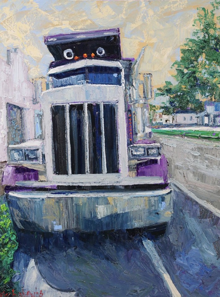 James Michalopoulos, Moving Violation
Oil on Canvas, 48 x 36 in.
$12,950