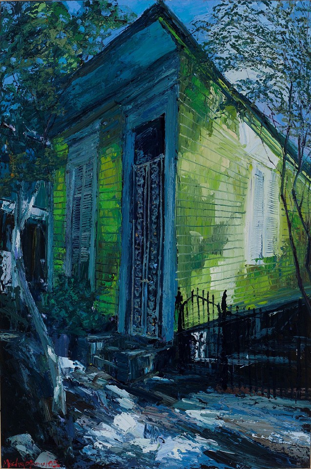 James Michalopoulos, Green Dream
Oil on Canvas, 60 x 40 in.
On View at the Loews Hotel 
Sold