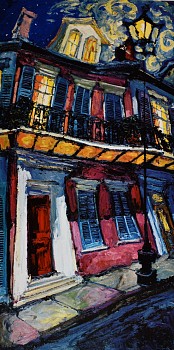 James Michalopoulos - Night Plunked A.P. 33 x 18 in. $575