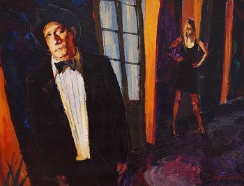 Figures: Date with Miss Calculation 37 x 47 1/2 in. $14,000