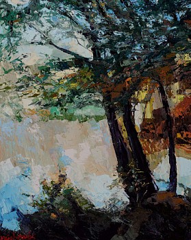 James Michalopoulos - Piering 39 x 31 1/2 in. $11,500