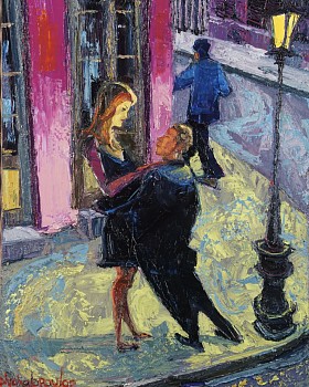 Figures: Daring Dew 30 x 24 in. $9,789