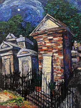 Mixed Media Works: Grave Predilections 24 x 18 in $2,500