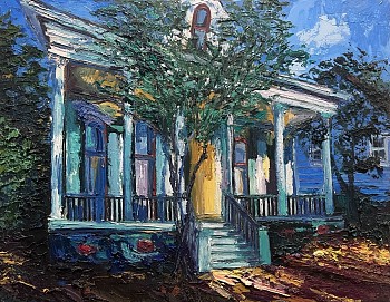 Mixed Media Works: Spindalia Delicata 24 x 30 in $4,500