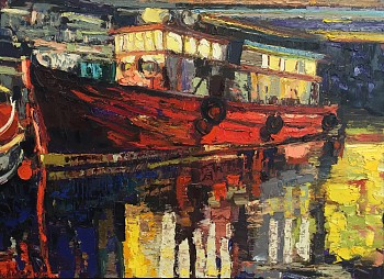 Mixed Media Works: Lap Dance 27 x 36 in $3,000