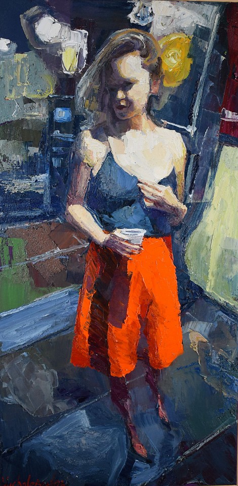 James Michalopoulos, Sense of it All
Oil on Canvas, 48 x 24 in.
$11,555.55