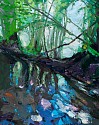 James Michalopoulos, Stream Theme
2017, Oil on Canvas