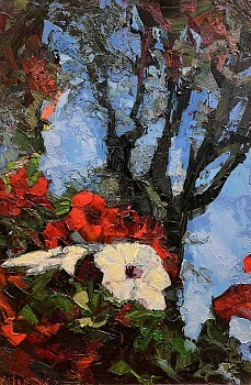 Flowers: Persnickety Sticks 48 x 32 $15,500