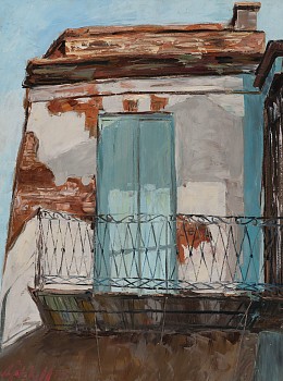 James Michalopoulos - Poindexter Balcony 40 x 30 in. $14,789