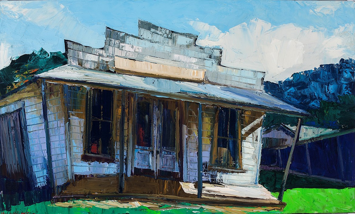 James Michalopoulos, Shack Attack
Oil on Canvas, 36 x 60 in.
$19,789.76