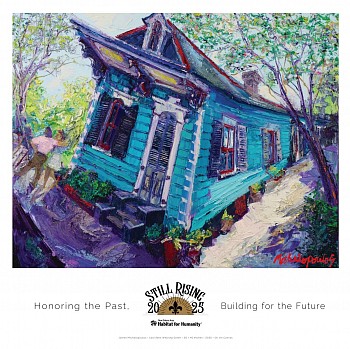 James Michalopoulos - Still Rising - Habitat for Humanity Poster 20 x 20 in. $25